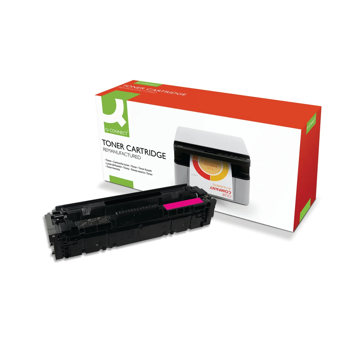 Q-Connect Compatible Toner Cartridge Magenta For HP CF403A CF403A-COMP - Image 2