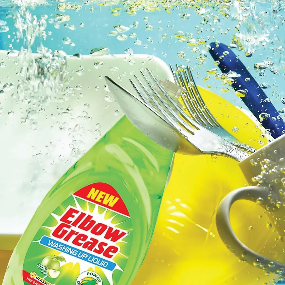 Elbow Grease Washing Up Liquid Apple Fresh 450ml (Pack of 12) EG339 - Image 3
