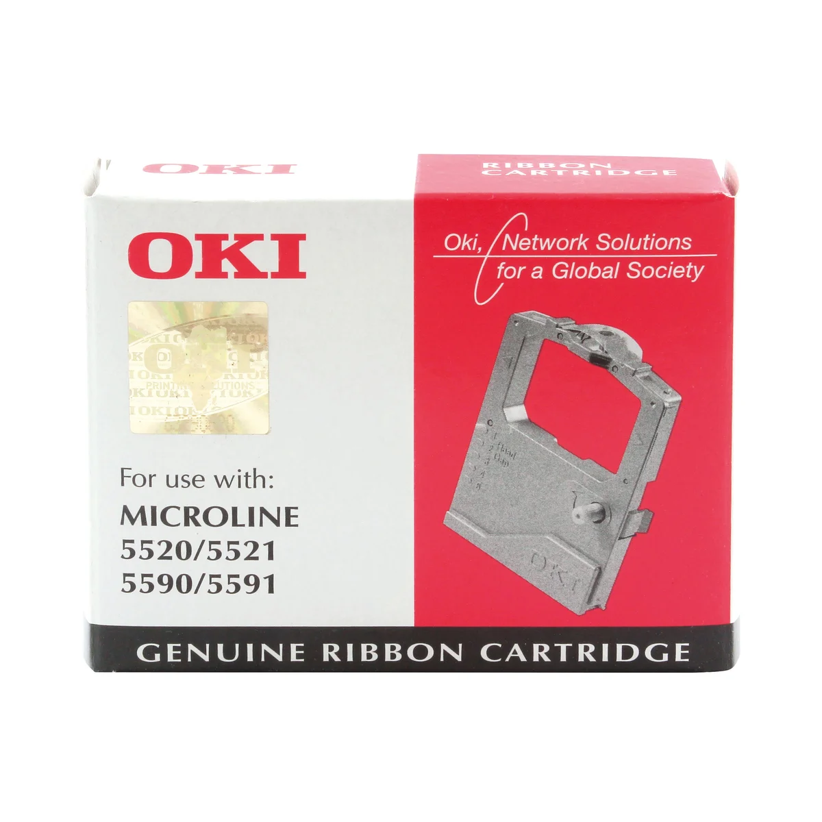 Oki Microline 5500 Fabric Ribbon Black 1126301 01126301