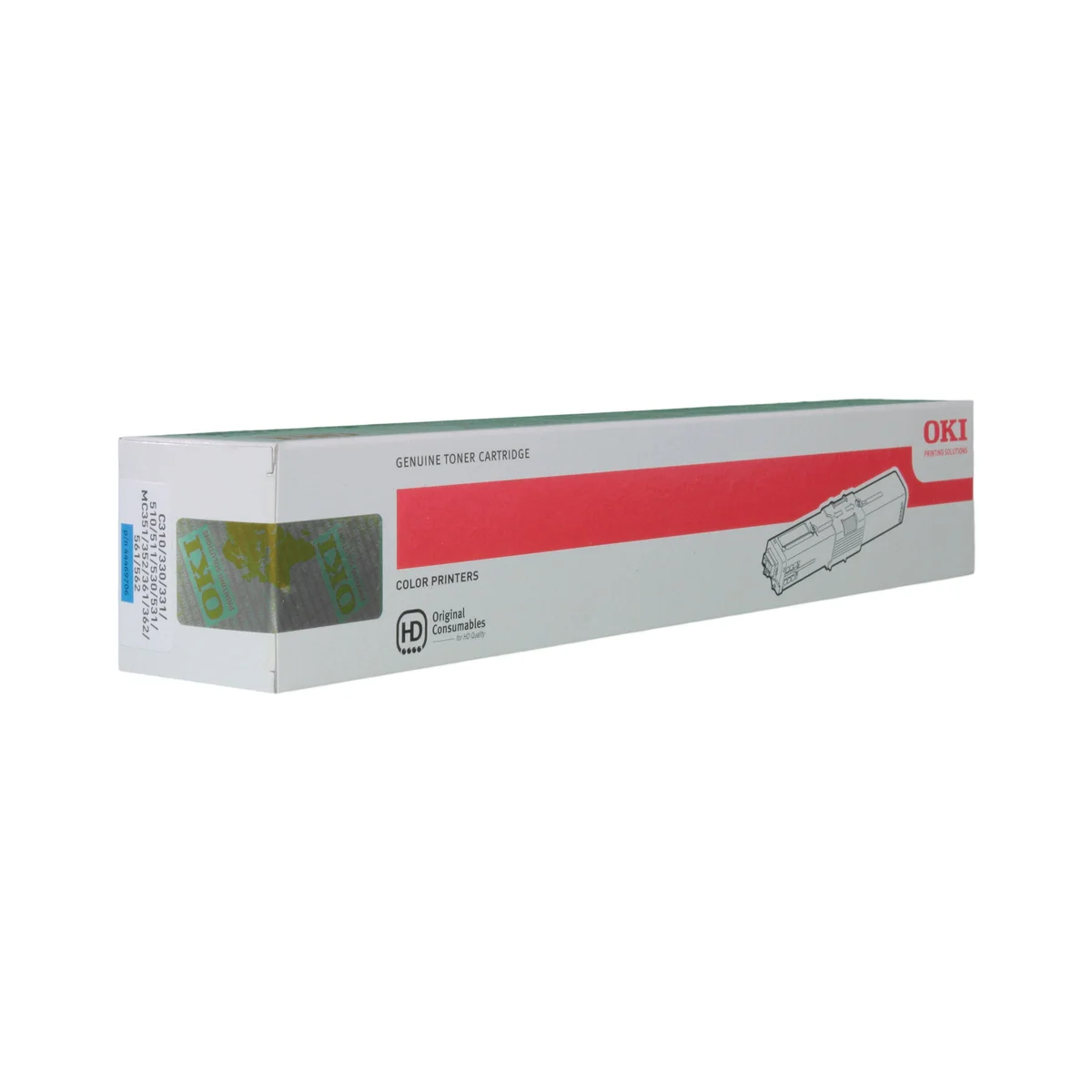 Oki C310 2K Toner Cartridge Cyan 44469706