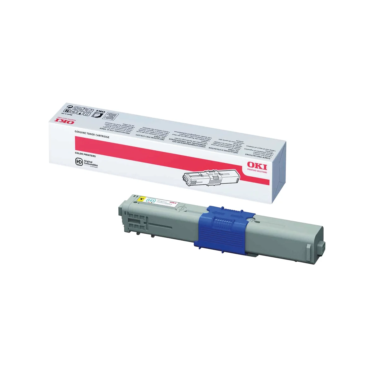 Oki C510 5K Toner Cartridge High Yield Yellow 44469722