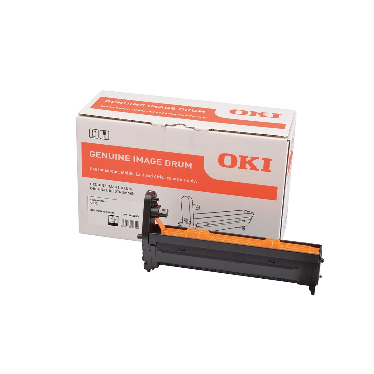 Oki C612 30K Image Drum Black 46507308
