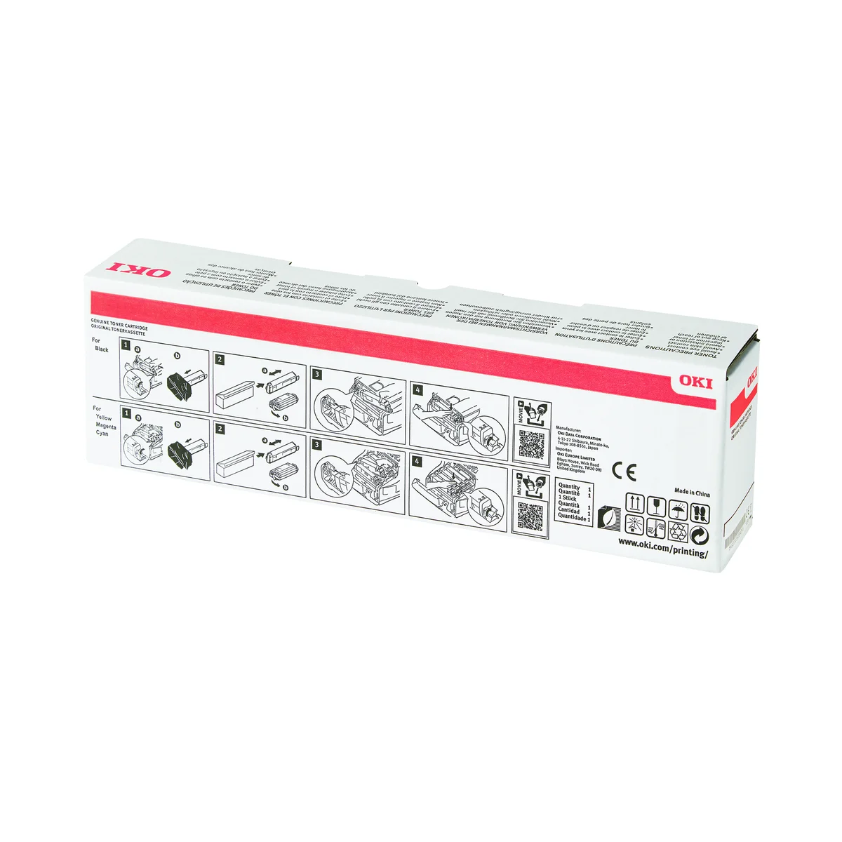 Oki C824 5K Toner Cartridge Cyan 47095703 - Image 4