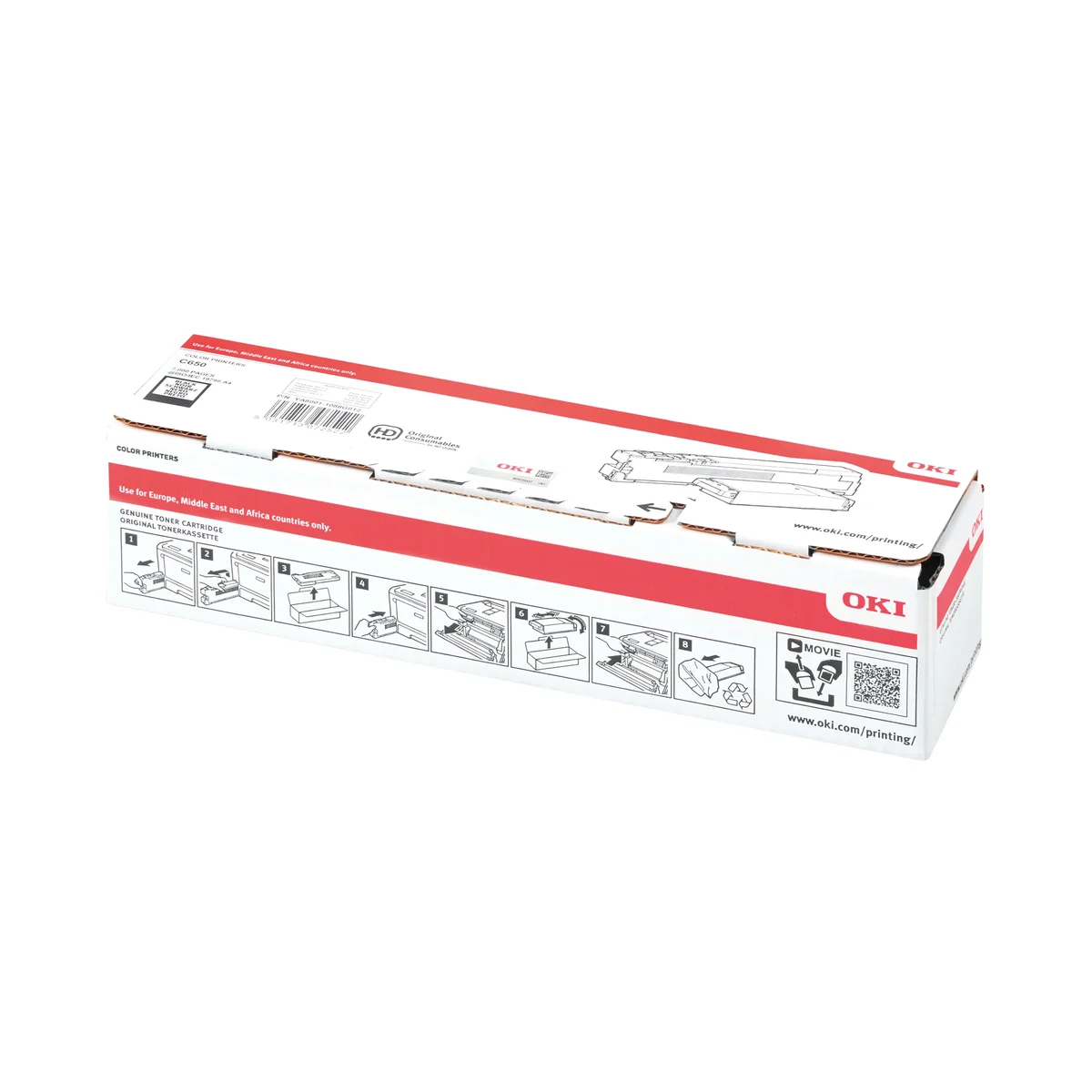 Oki C650 7K Toner Cartridge Black 09006130 - Image 2