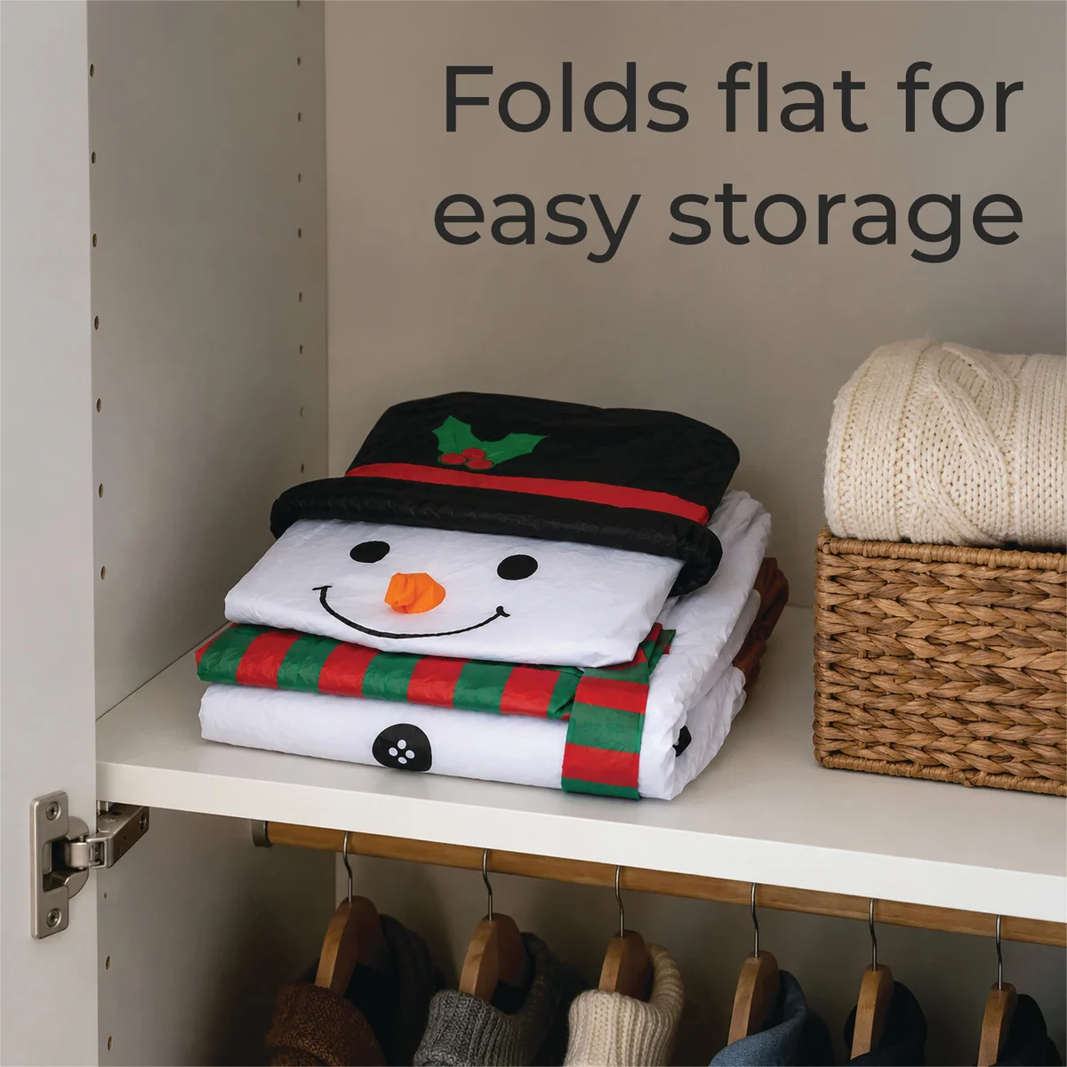 LED Outdoor/Indoor Inflatable Snowman 1800mm GH9044 - Image 3