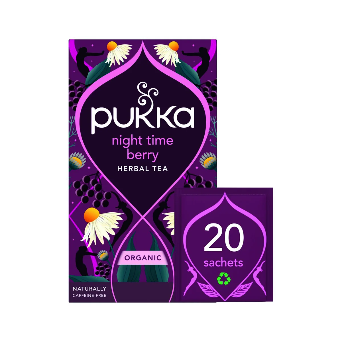 Pukka Night Time Berry Herbal Tea Bags (Pack of 20) 801714 - Image 4