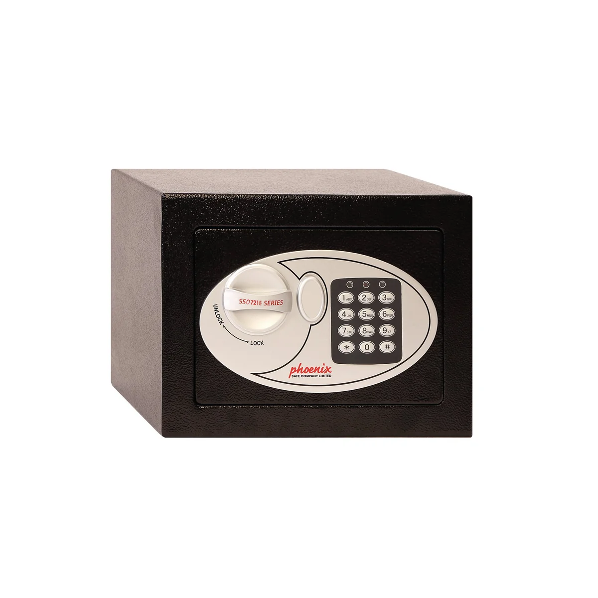 Phoenix Black Compact Home and Office Security Safe Size 1 Electric Lock SS0721E - Image 1