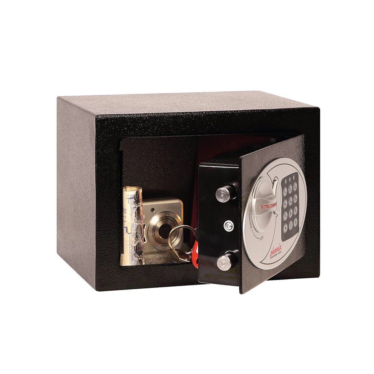 Phoenix Black Compact Home and Office Security Safe Size 1 Electric Lock SS0721E - Image 2