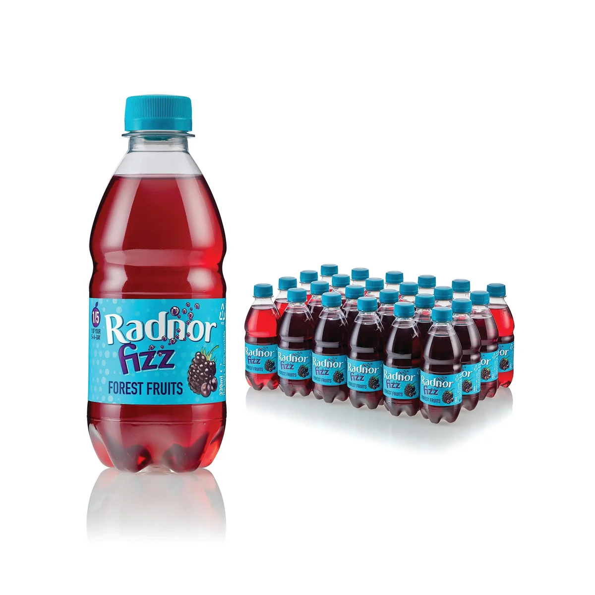 Radnor Fizz Forest Fruits Soft Drink 330ml (Pack of 24) P-RS3SPFF/24 - Image 3