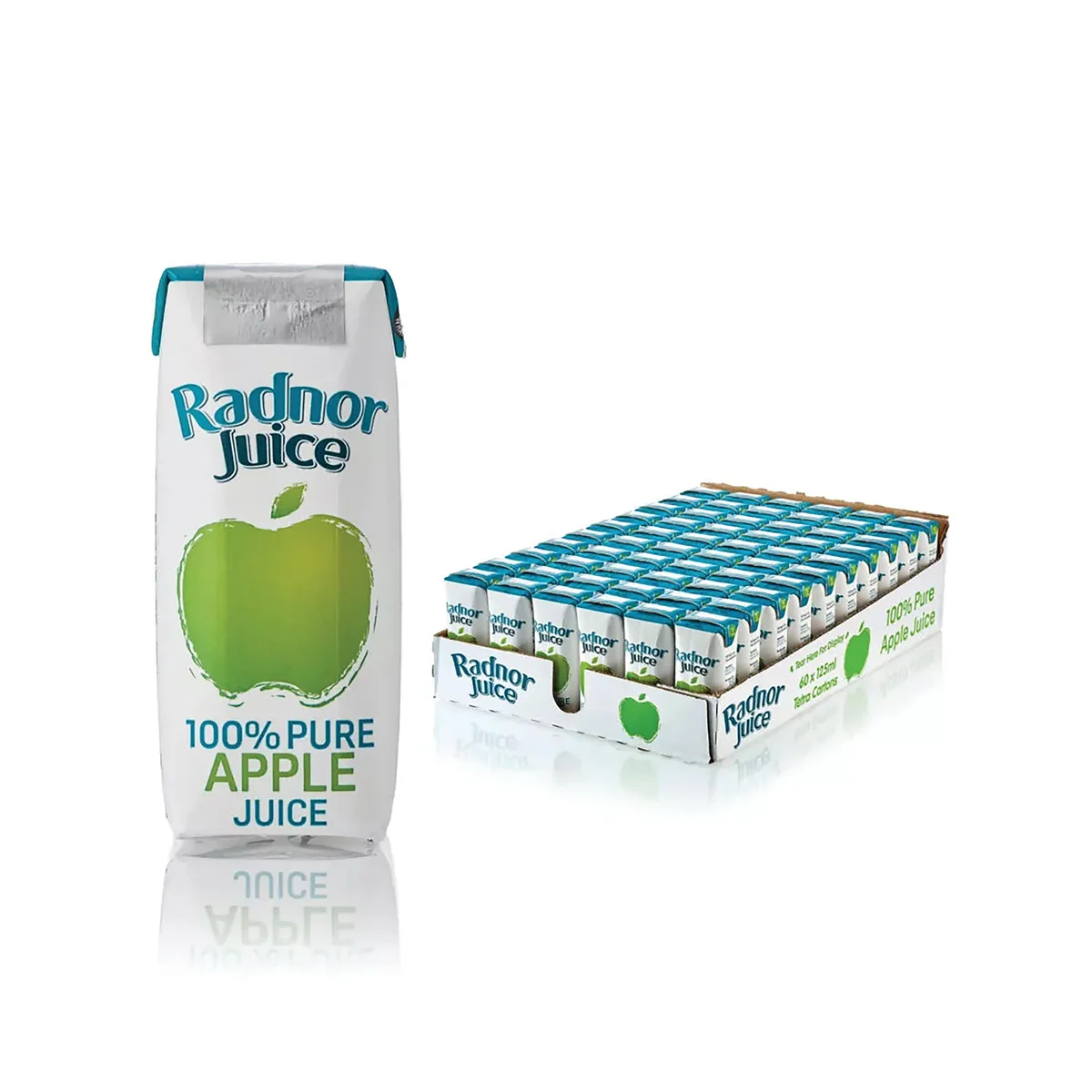 Radnor Juice Pure Apple Juice Tetra Pack 125ml (Pack of 60) T-RJ12STAP/60 - Image 2