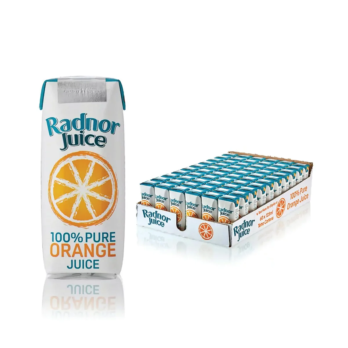 Radnor Juice Pure Orange Juice Tetra Pack 125ml (Pack of 60) T-RJ12STOR/60 - Image 2