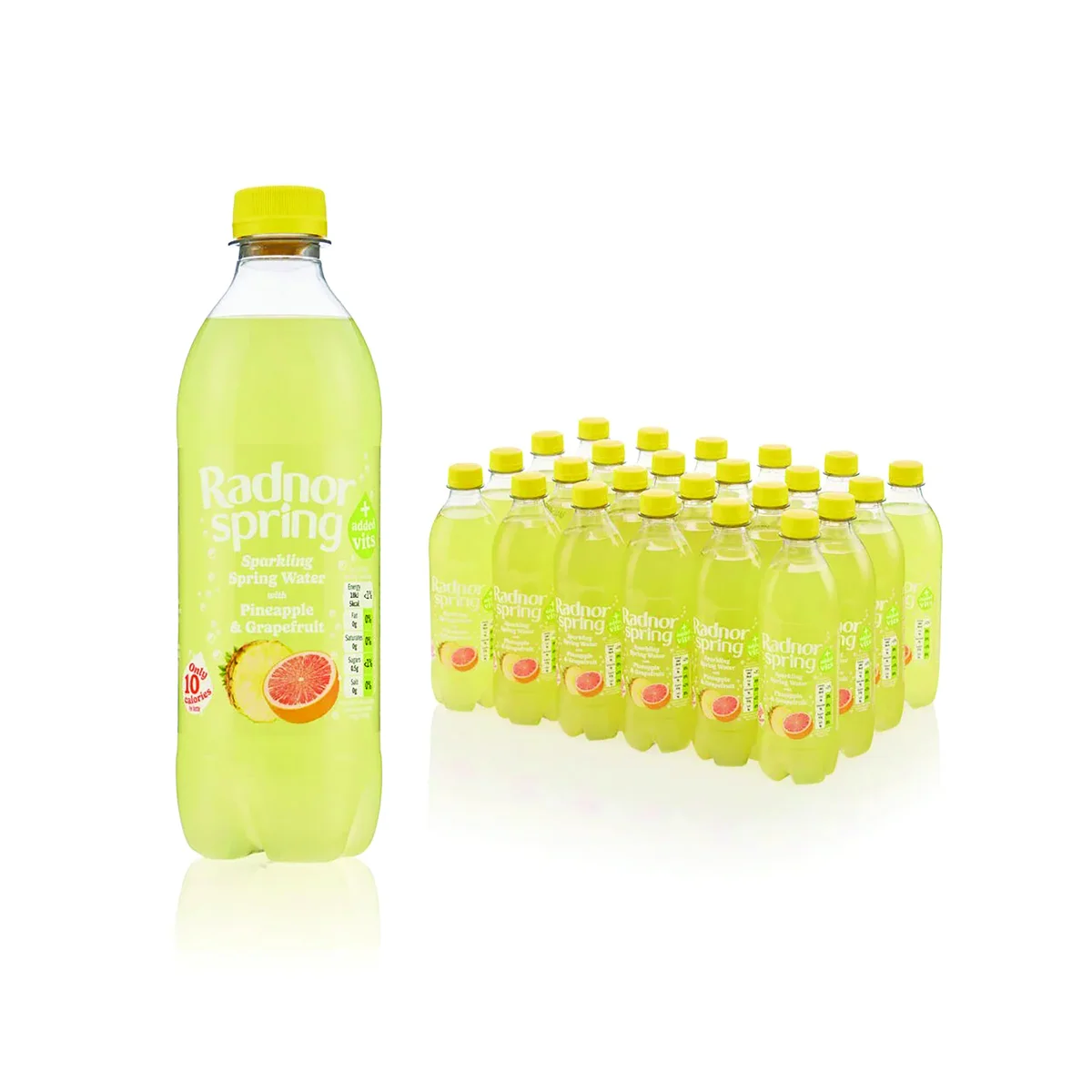 Radnor Spring Sparkling Spring Water Pineapple and Grapefruit Soft Drink 500ml (Pack of 24) P--RS5SPPG/24 - Image 4