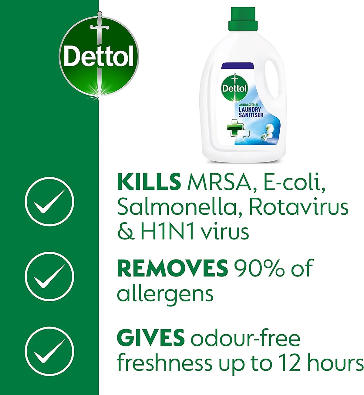 Dettol Laundry Sanitiser 3L 3121099-S - Image 2