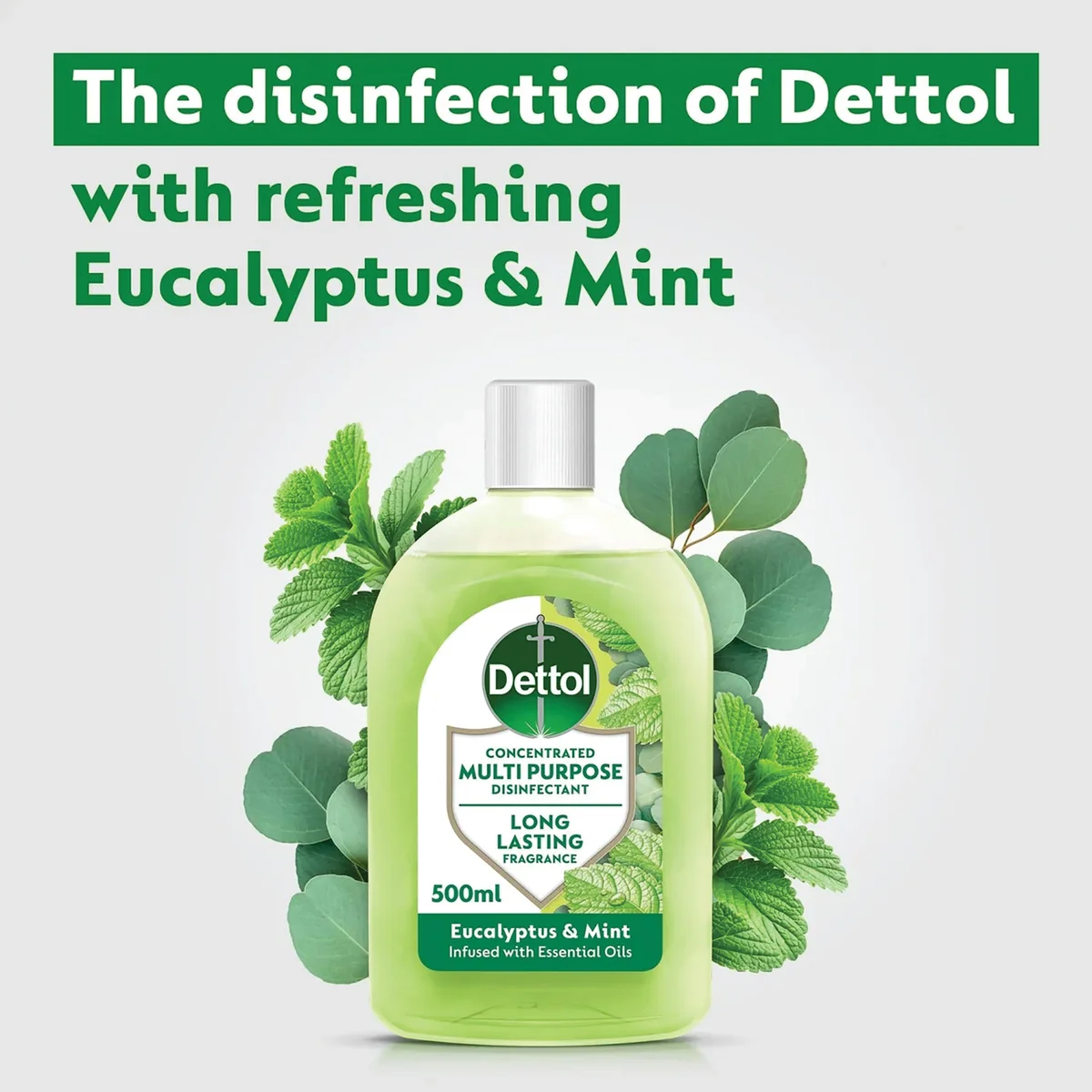 Dettol Concentrated Disinfectant Eucalyptus + Mint 250ml 3319738 - Image 3