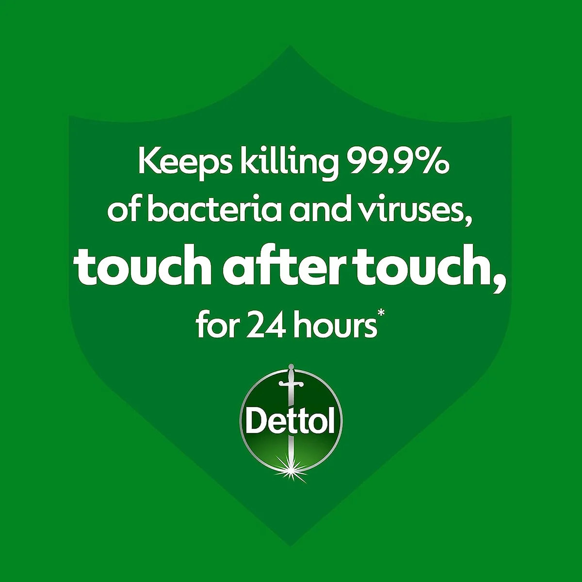 Dettol 24 Hour Protect Multi Surface Cleaner 460ml Ocean Fresh 3246250 - Image 2