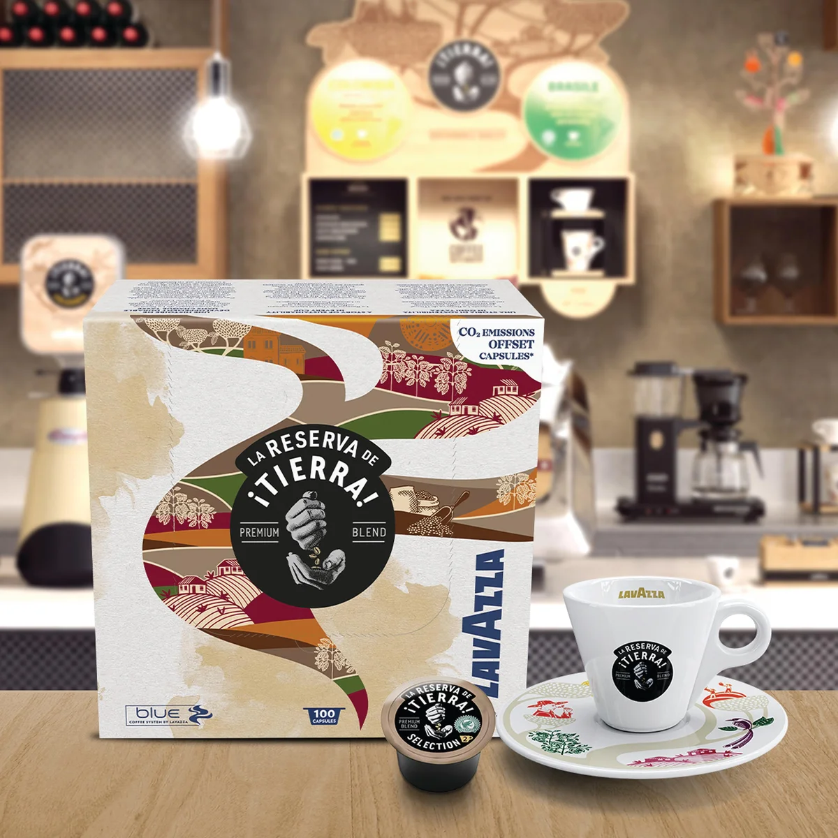 Lavazza Tierra Double Shot Coffee Capsules 12g (Pack of 100) 707370 - Image 2