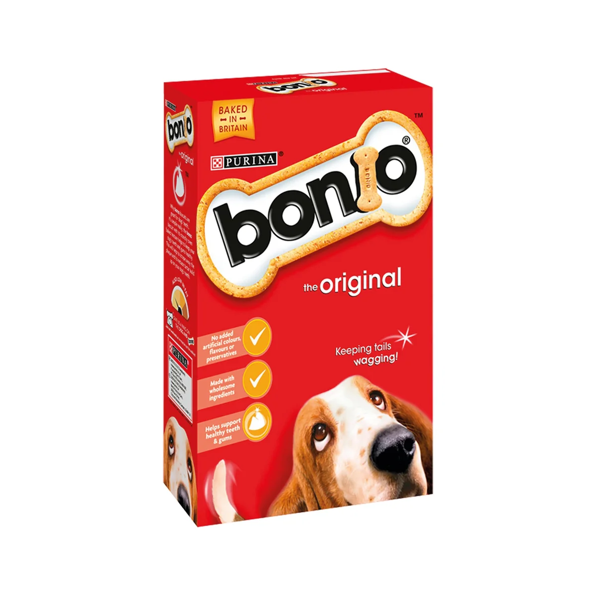 Bonio The Original Dog Biscuits 650g (Pack of 5) 393968