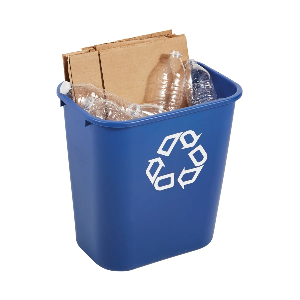 Rubbermaid Wastebasket Recycling Medium 26L Blue FG295673BLUE - Image 3