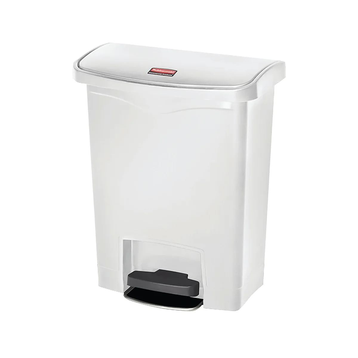 Rubbermaid Slim Jim Pedal Bin 30 Litres White 1883555
