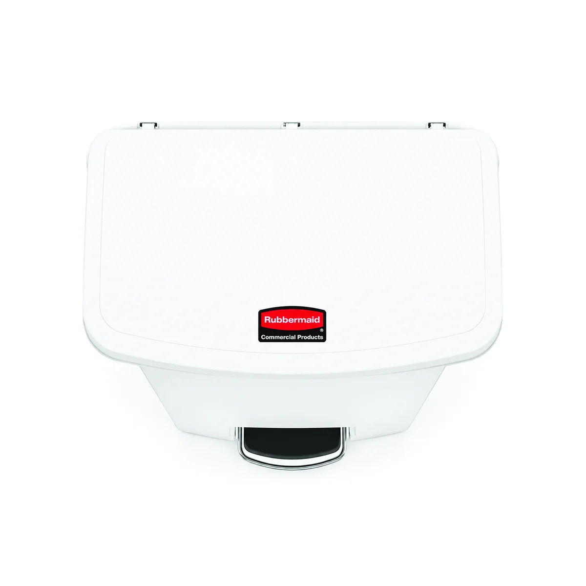 Rubbermaid Slim Jim Pedal Bin 50 Litres White 1883557 - Image 4