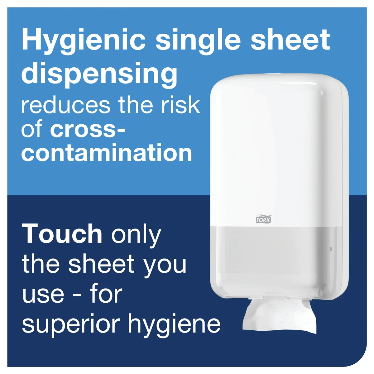 Tork T6 Twin Mid-Size Toilet Roll Dispenser White 557500 - Image 3