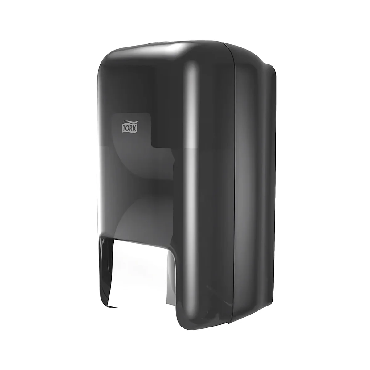 Tork OptiServe Coreless 2-Roll Toilet Roll Dispenser Black 558042 - Image 2