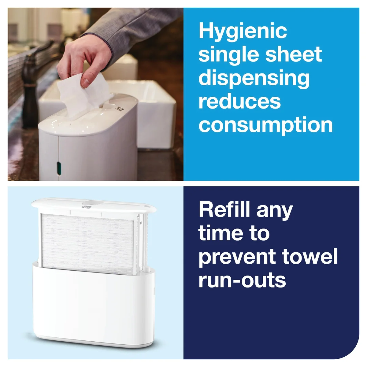 Tork Xpress Multifold Hand Towel Dispenser H2 Counter Top 552200 - Image 3