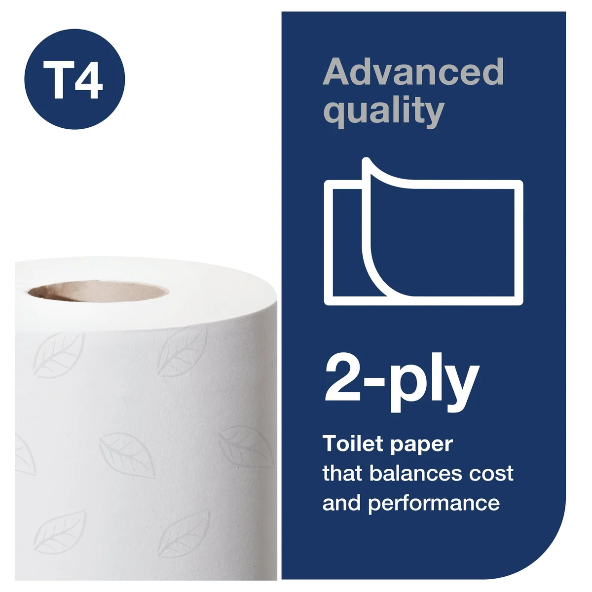 Tork T4 Conventional Toilet Roll Advanced 2-Ply White 200 Sheets (Pack of 36) 100200 - Image 3