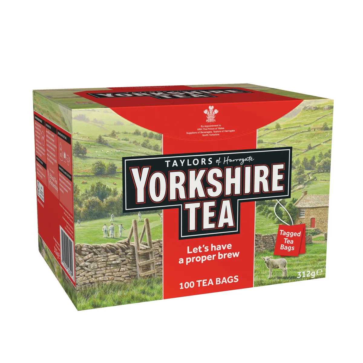 Yorkshire Tea String and Tag Tea Bags (Pack of 100) 1342 - Image 2