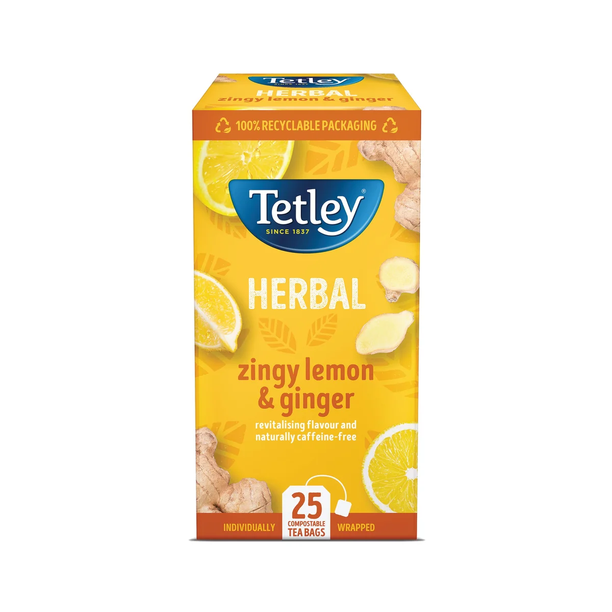 Tetley Fruit+Herbal Tea Bags Variety Pack 6x25 (Pack of 150) XFO3507 - Image 2