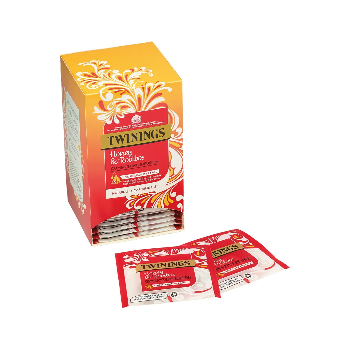 Twinings Honey/Fig/Rooibos Mesh Tea Bags Pyramid Enveloped (Pack of 15) F16871 - Image 3