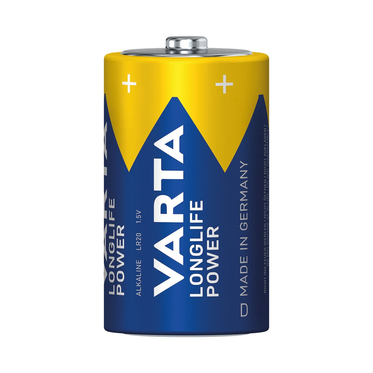Varta Longlife Power D Alkaline Battery 1.5V (Pack of 2) 4920121422 - Image 3