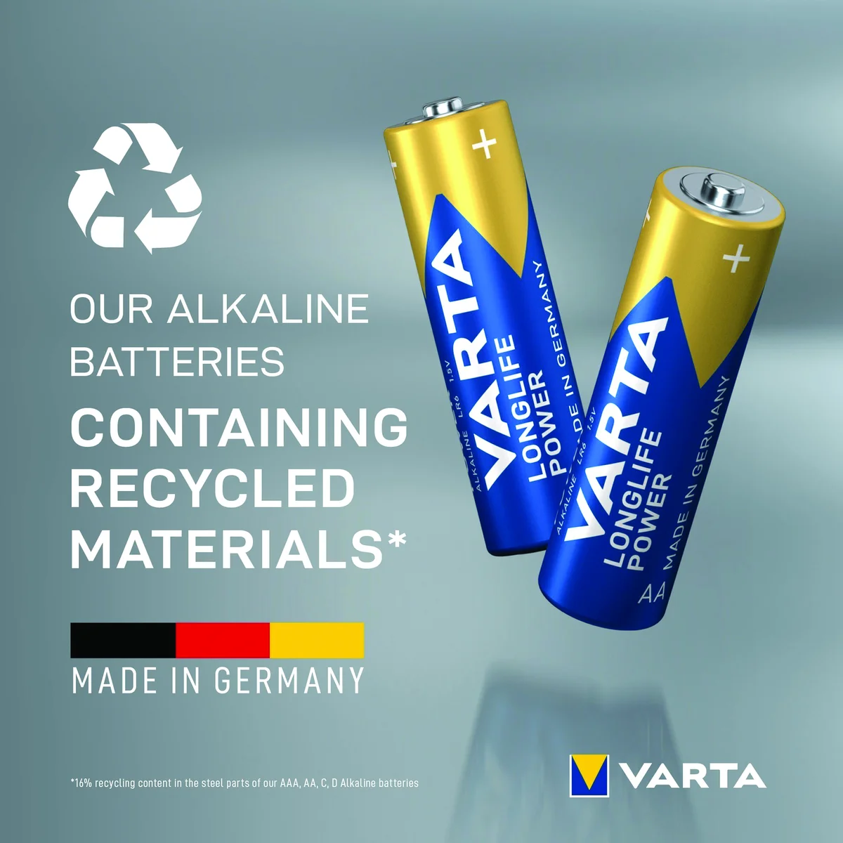 Varta Longlife Power AA Alkaline Battery 1.5V (Pack of 24) 4906121134 - Image 4
