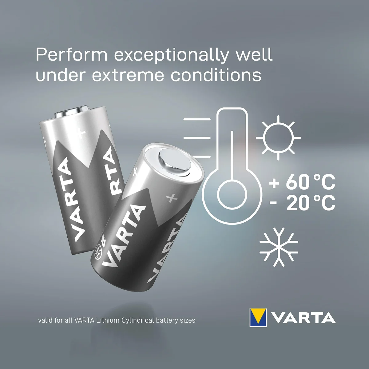 Varta Lithium Battery CR123A/CR17345 3V Cylindrical (Pack of 10) 6205301461 - Image 3