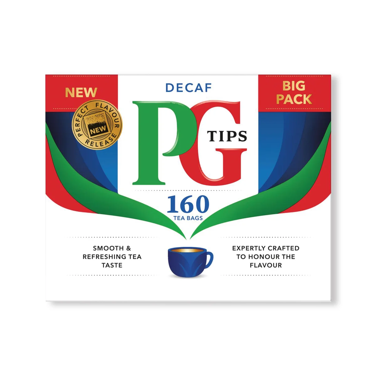 PG Tips Decaf Teabags (Pack of 160) 69977732 - Image 2