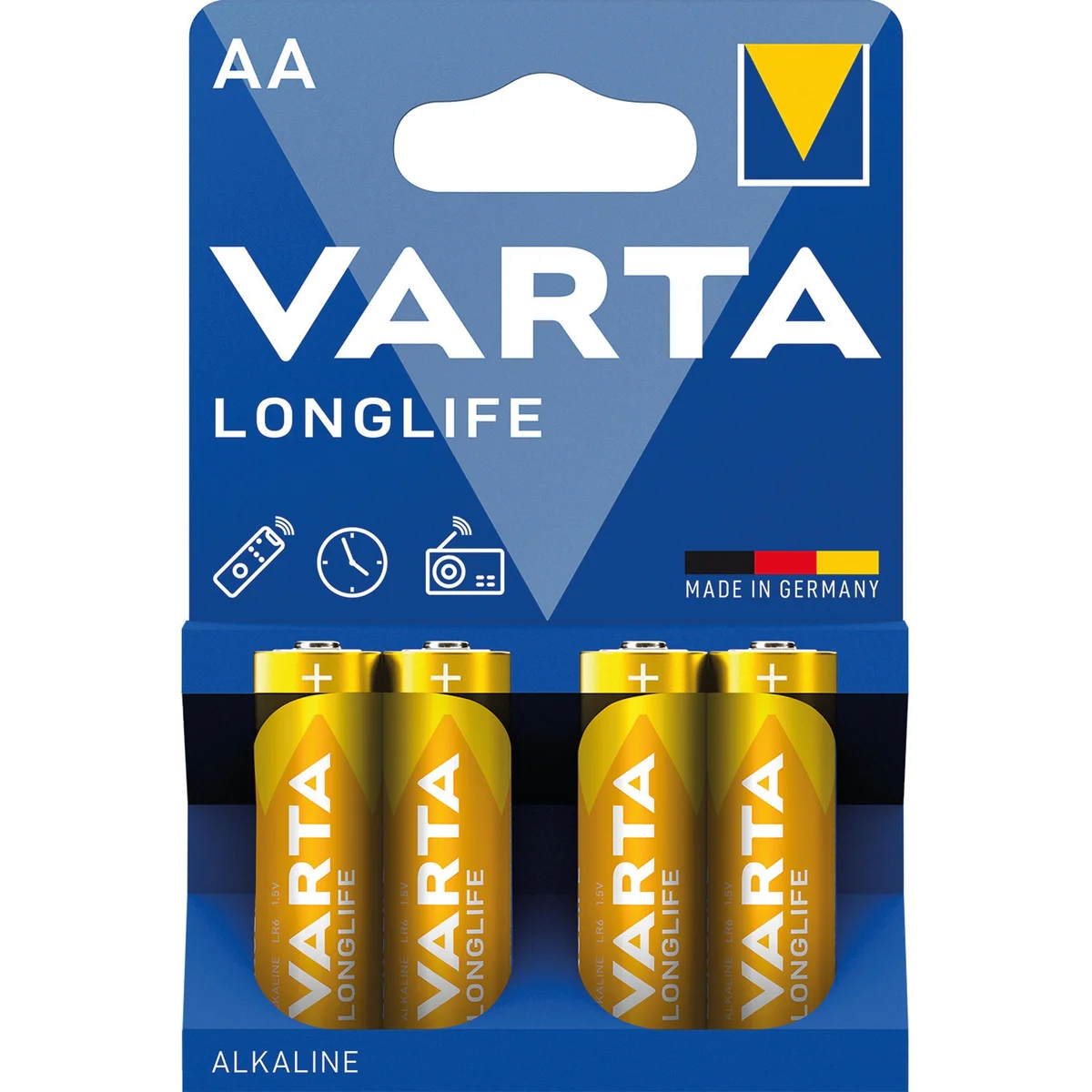 Varta Longlife AA Battery (Pack of 4) 04106101414 - Image 2