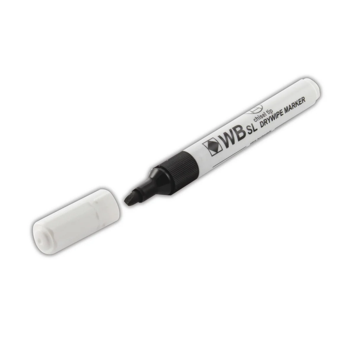Black Whiteboard Markers Chisel Tip (Pack of 10) WX26035 - Image 2