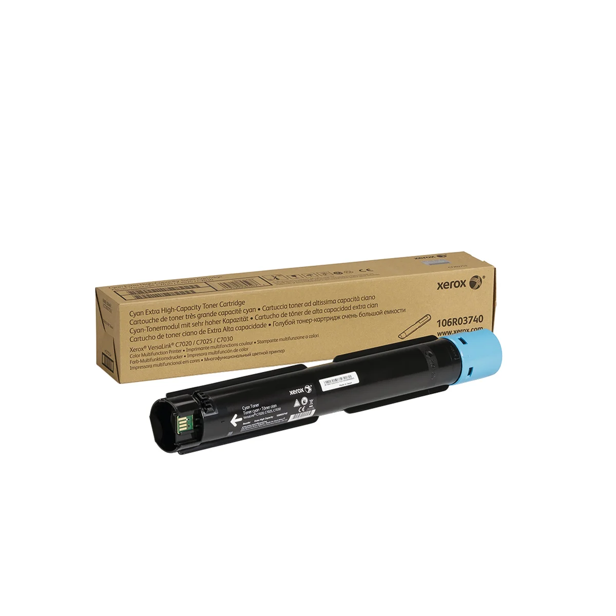 Xerox VersaLink C7020/C7025/C7030 Toner Cartridge Extra High Yield Cyan 106R03740