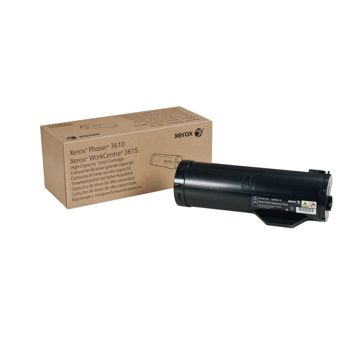 Xerox Phaser 3610/WorkCentre 3615 Toner Cartridge High Yield Black 106R02722 - Image 1