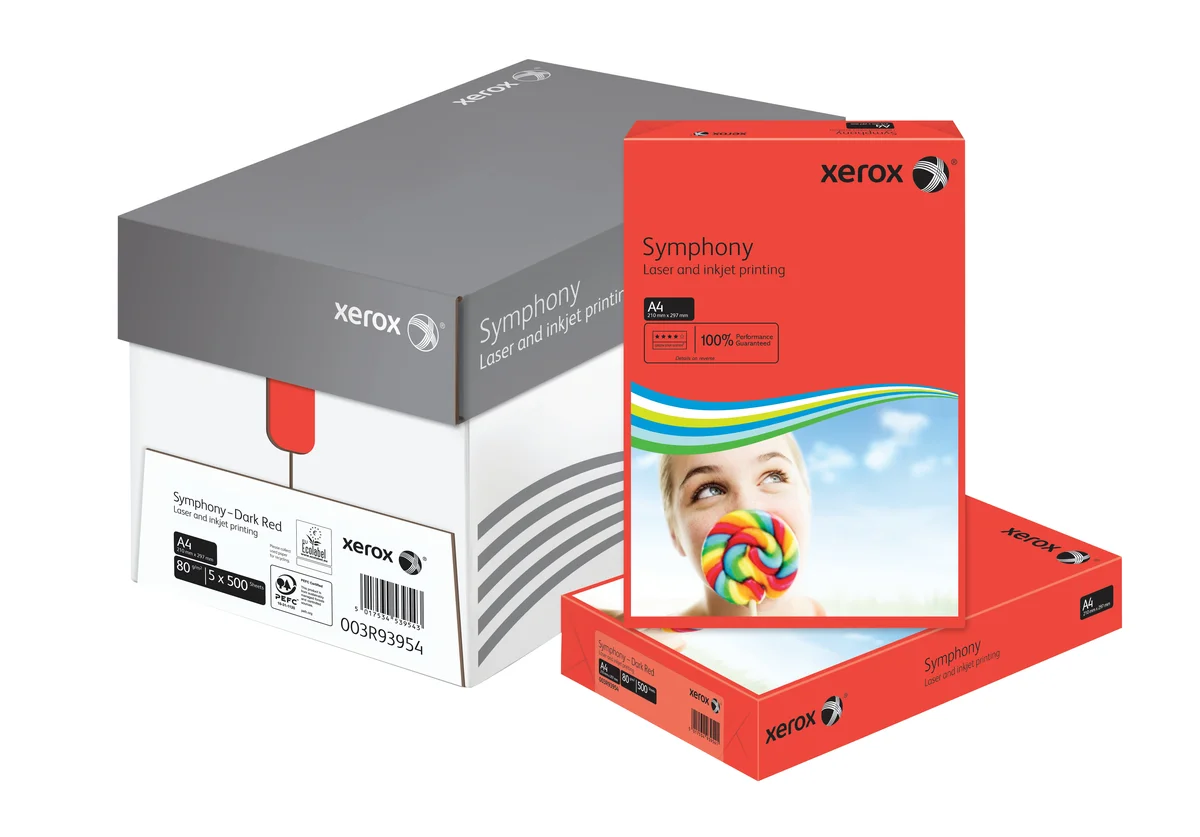 Xerox Symphony A4 Paper 80gsm Dark Red (Pack of 500) 003R93954 - Image 2