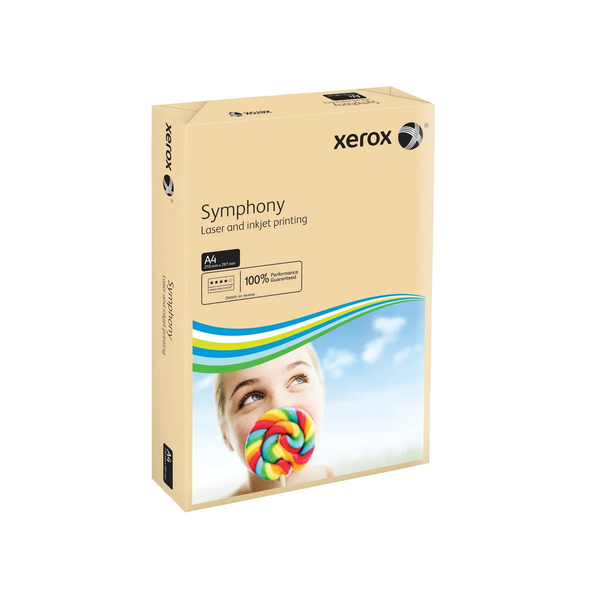 Xerox Symphony A4 Paper 80gsm Pastel Salmon (Pack of 500) 003R93962 - Image 3