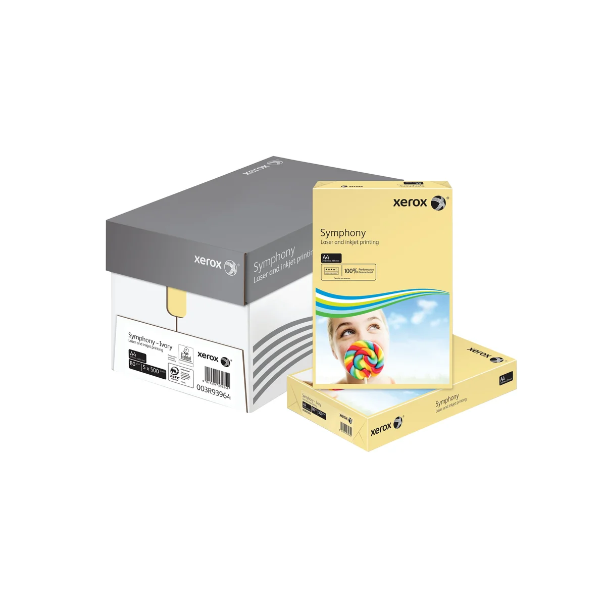 Xerox Symphony A4 Paper 80gsm Pastel Ivory (Pack of 500) 003R93964 - Image 2