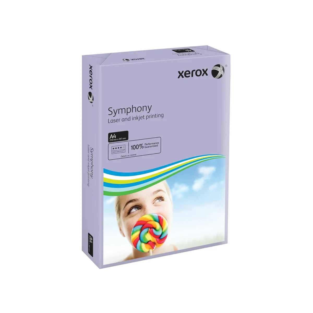 Xerox Symphony A4 Paper 80gsm Medium Tints Lilac Ream (Pack of 500) 003R93969 - Image 3