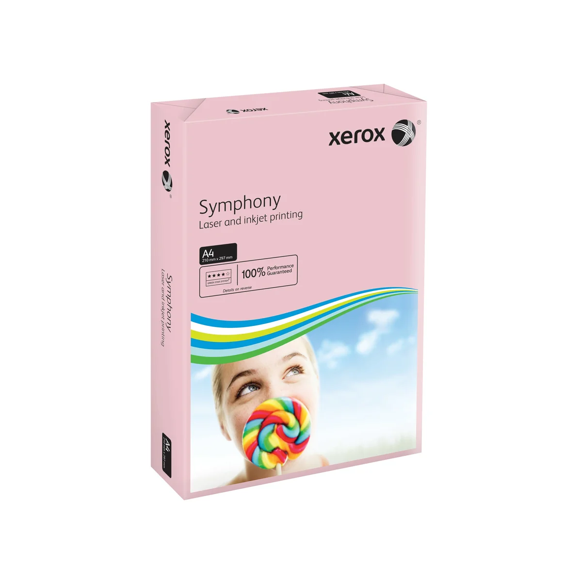Xerox Symphony A4 Paper 80gsm Pastel Pink (Pack of 500) 003R93970 - Image 3
