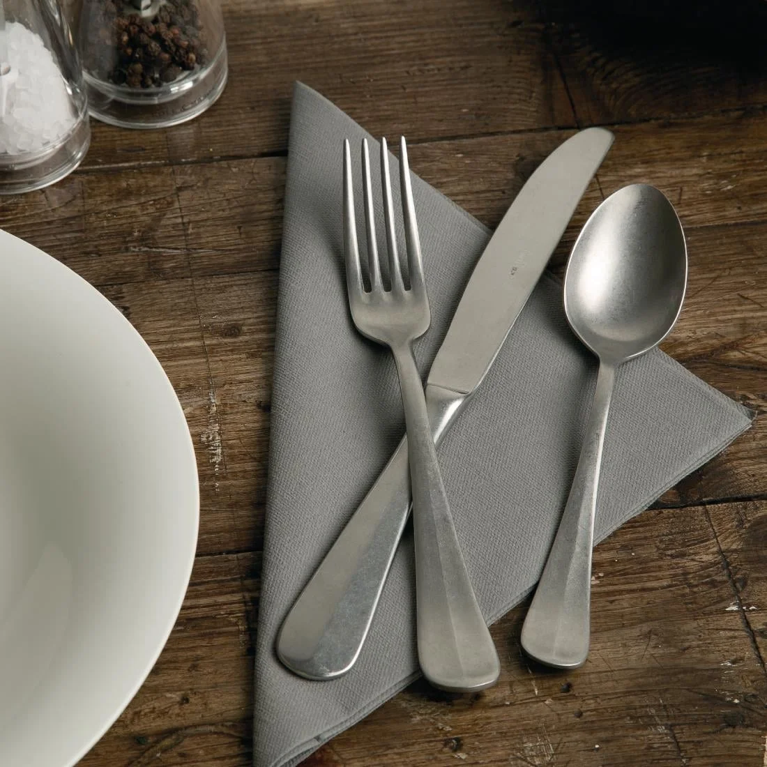 Pintinox Baguette Stonewashed Dessert Knife (12 Pack) - Image 3