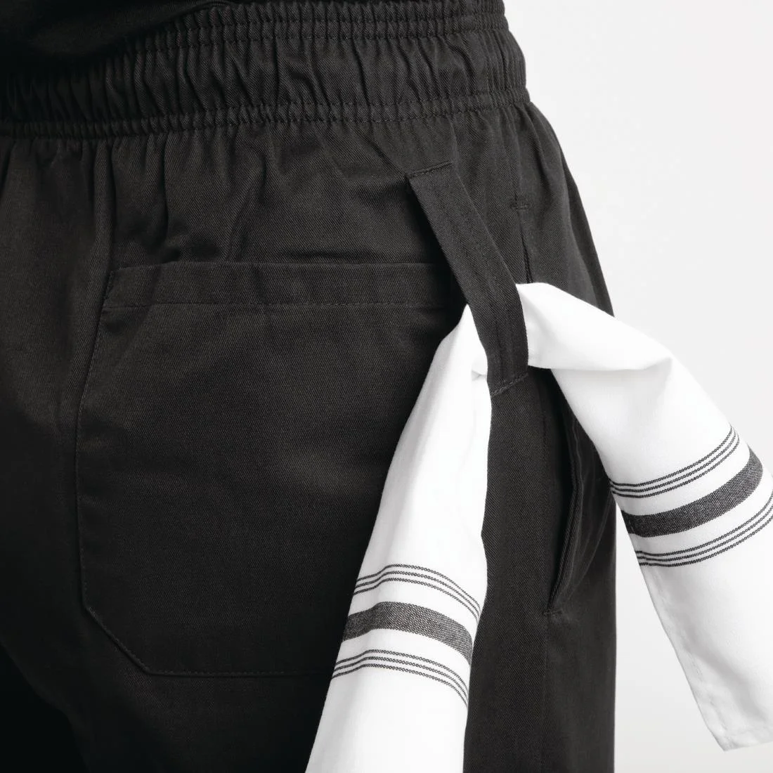 Whites Easyfit Trousers Teflon Black - Image 4