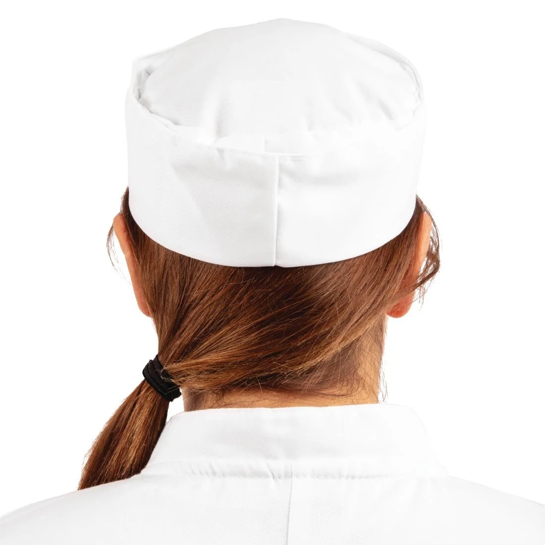 Whites Chefs Skull Cap Polycotton White - Image 3