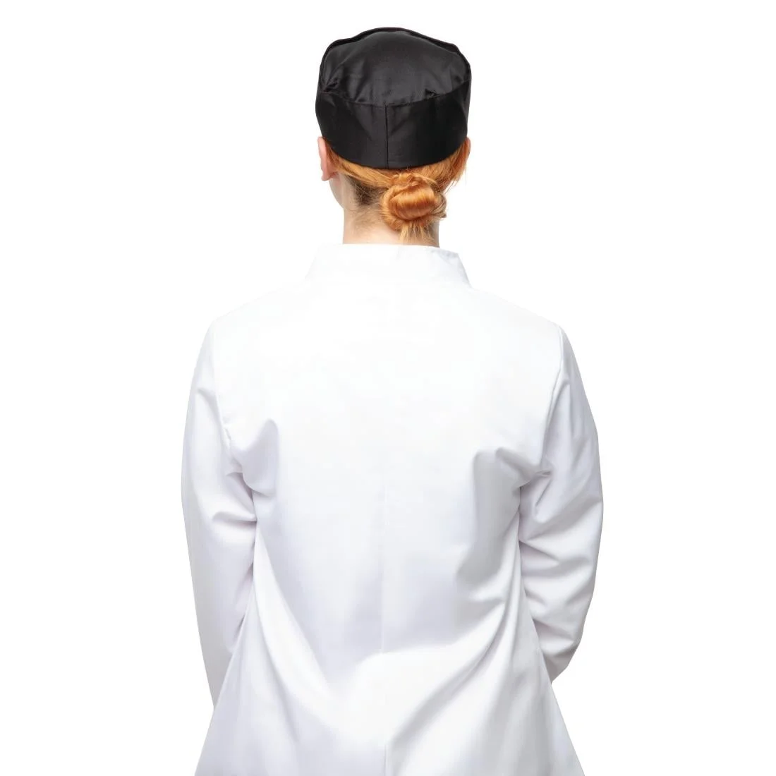 Whites Chefs Skull Cap Polycotton Black - Image 5