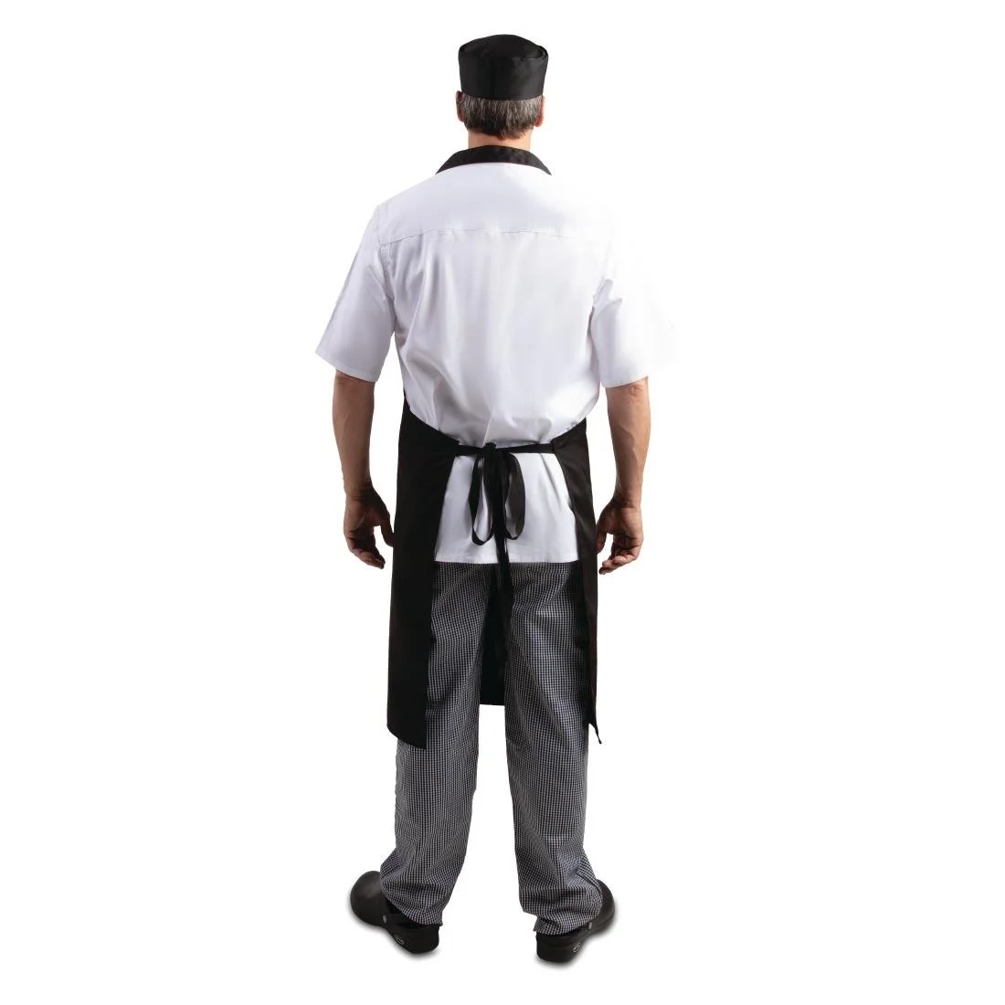 Whites Bib Aprons Black (5 Pack) - Image 2