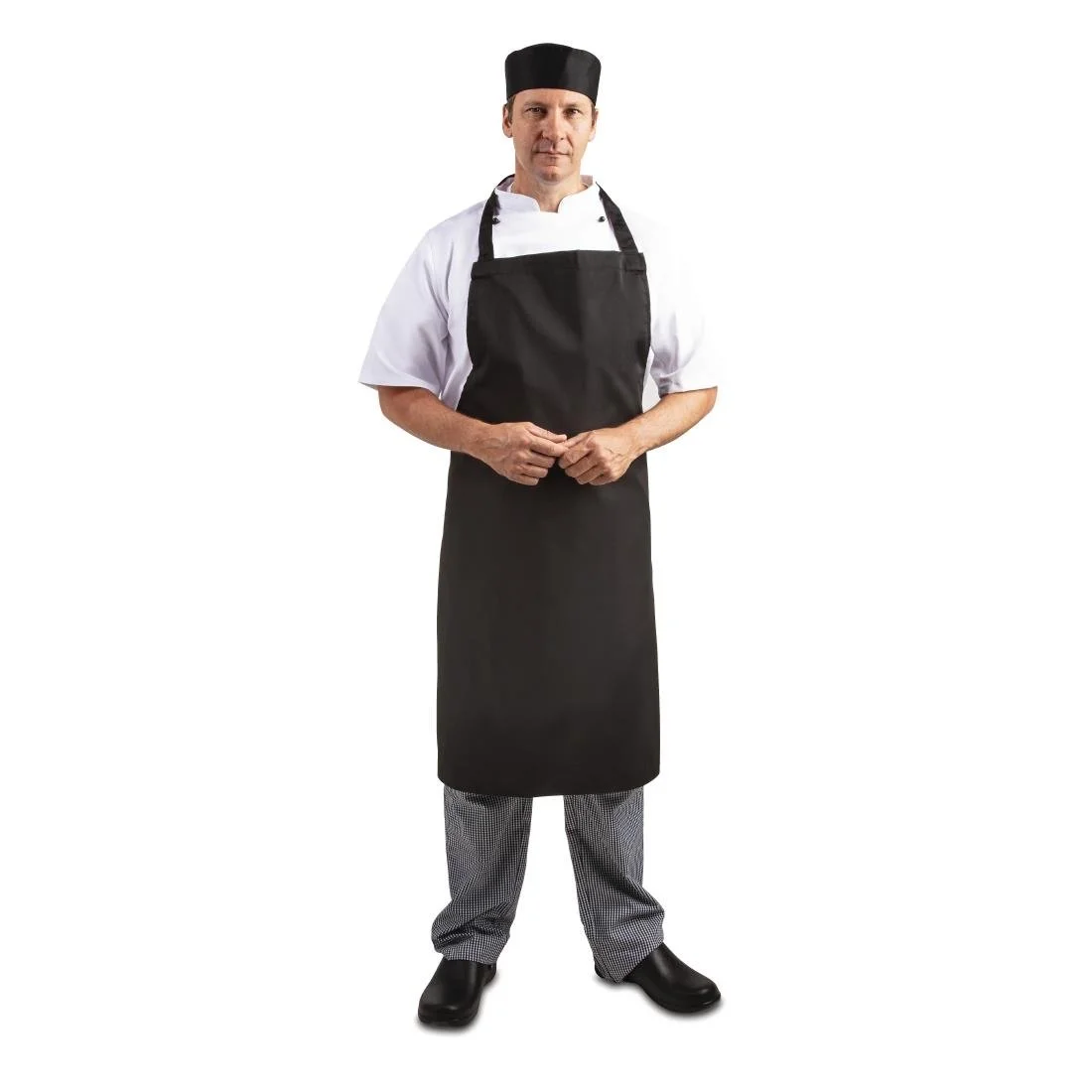 Whites Bib Aprons Black (5 Pack) - Image 7